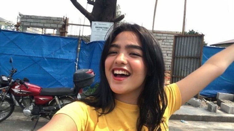 Andrea Brillantes shows her future home in the works to her followers.