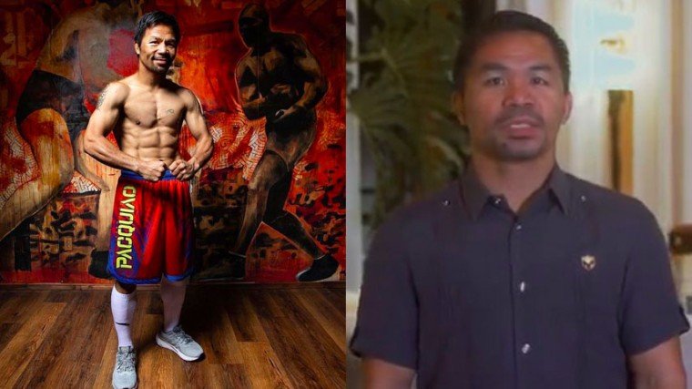 Excerpt from Manny Pacquiao’s farewell-to-boxing speech: &nbsp;“To my boxing fans all over the world thank you very much.&nbsp; I deeply appreciate your love and support.&nbsp; Thank you for always praying for me and watching my fight through the years. Who would have thought that Manny Pacquiao will end up with 12 major world titles in eight weight different division? Even me, I am amazed of what I have done...hold the record of being the only boxer to hold world titles in four different decades and become the oldest fighter to win world welterweight title.”