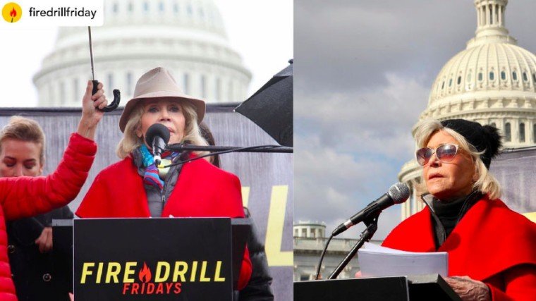 A month ago, Jane Fonda announced her commitment to focusing on climate change by moving to Washington D.C. and founding “Fire Drill Fridays,” demonstrations set to take place every Friday through to January 2020 with each one focusing on a different climate issue. 