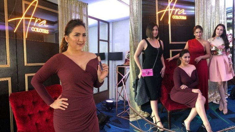 Ara Mina launched her Ara Colours make-up line under the Ever Bilena brand last July 31, 2019 at the Luxent Hotel in Quezon City. Besides some family members, close friends, and business partners, the event was also well-attended by Ara’s celebrity friends such as Diana Zubiri, Patricia Javier, Gladys Reyes, Barbie Imperial and more!